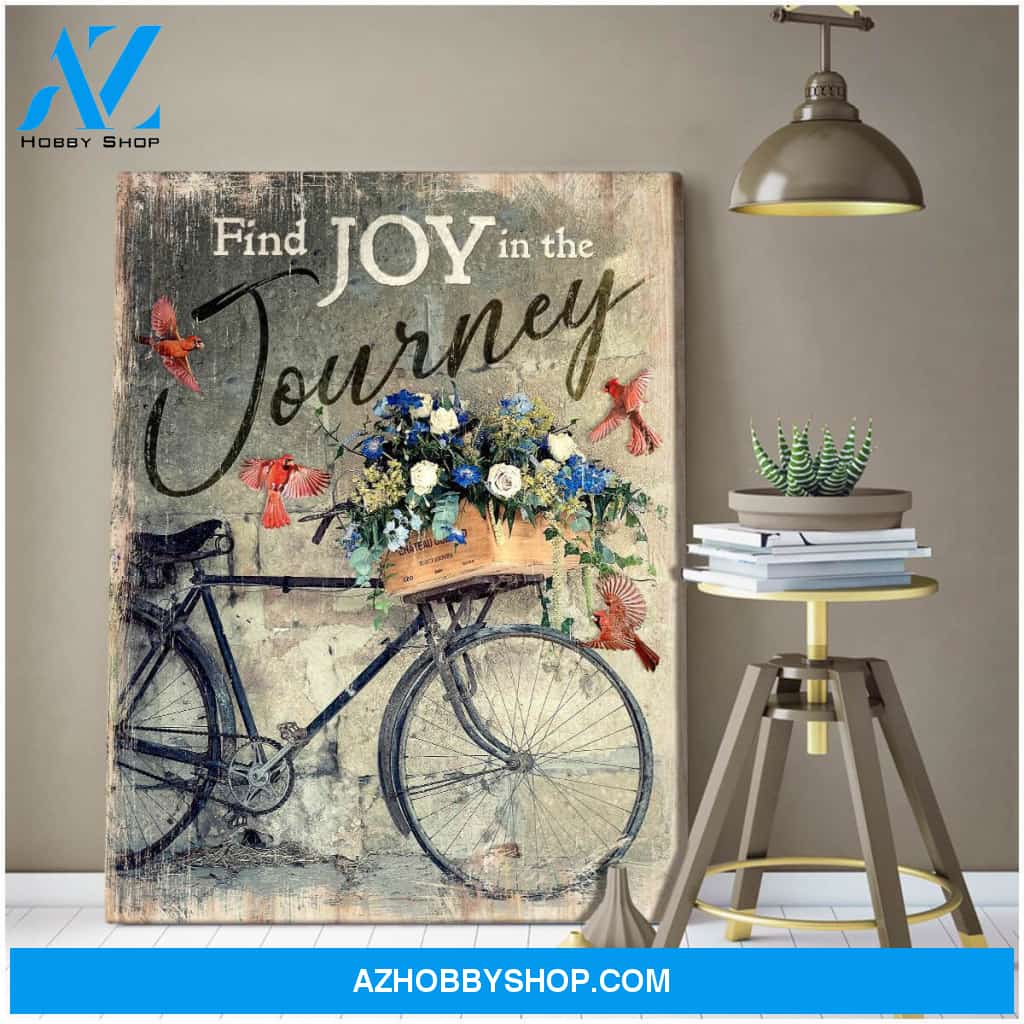 Find Joy Cardinal Canvas Wall Art Decor, Wall Decor Visual Art