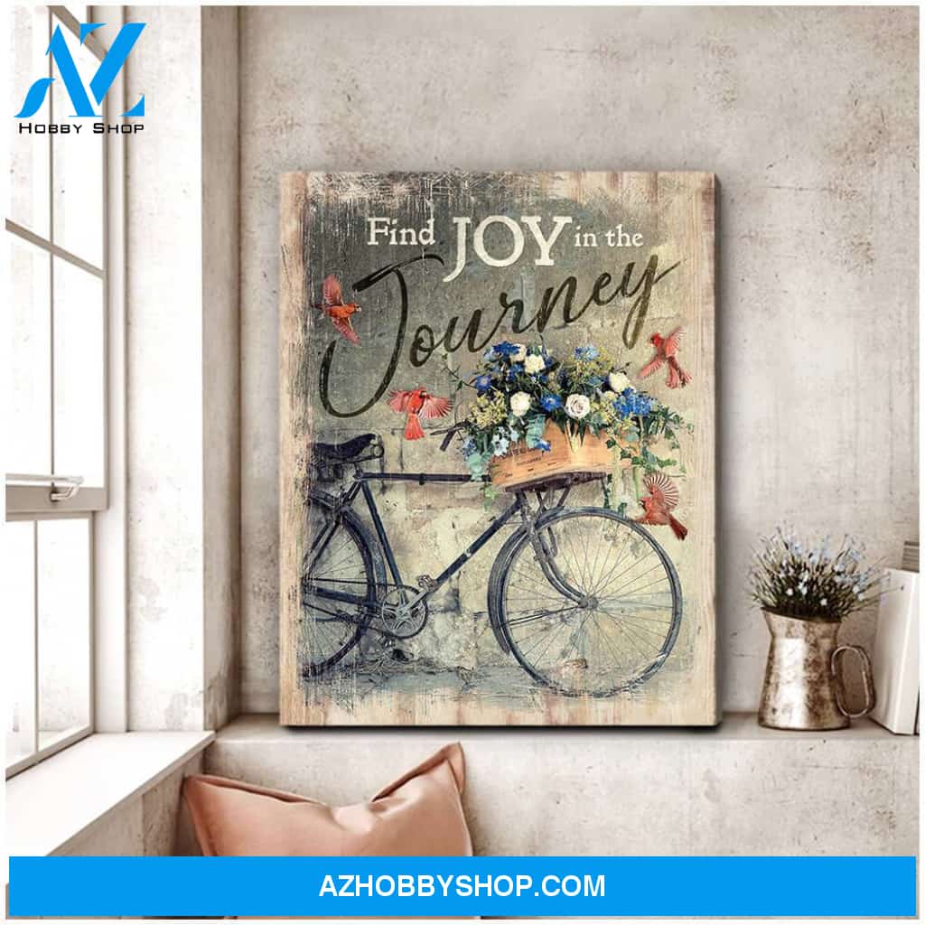 Find Joy Cardinal Canvas Wall Art Decor, Wall Decor Visual Art
