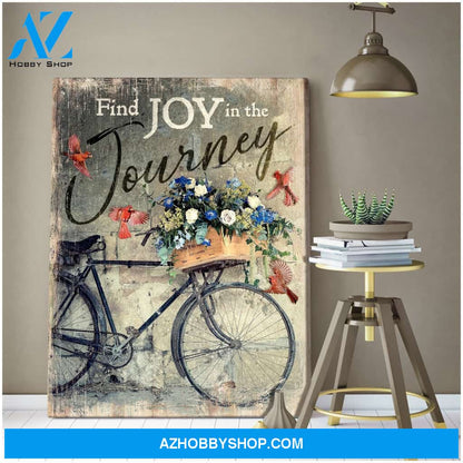 Find Joy Cardinal Christmas Canvas Wall Art, Wall Decor Visual Art