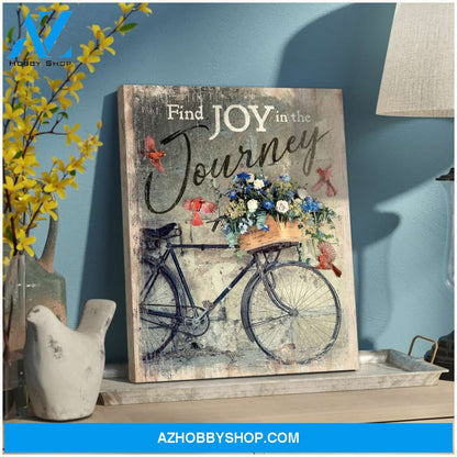 Find Joy Cardinal Christmas Canvas Wall Art, Wall Decor Visual Art