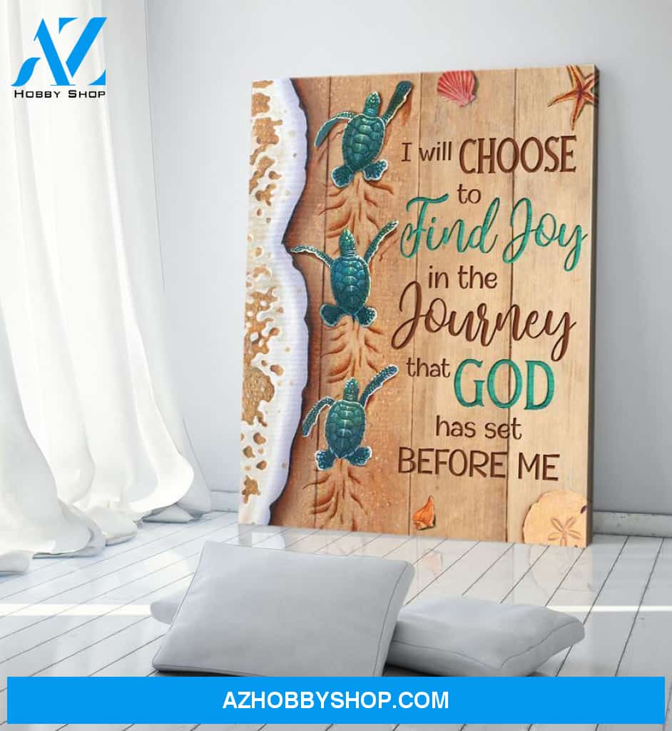 Find Joy Turtle Wall Art Canvas, Wall Decor Visual Art