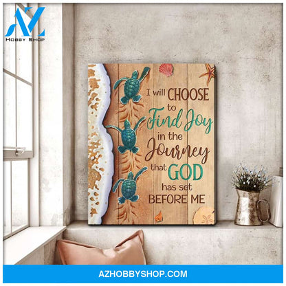 Find Joy Turtle Wall Art Canvas, Wall Decor Visual Art