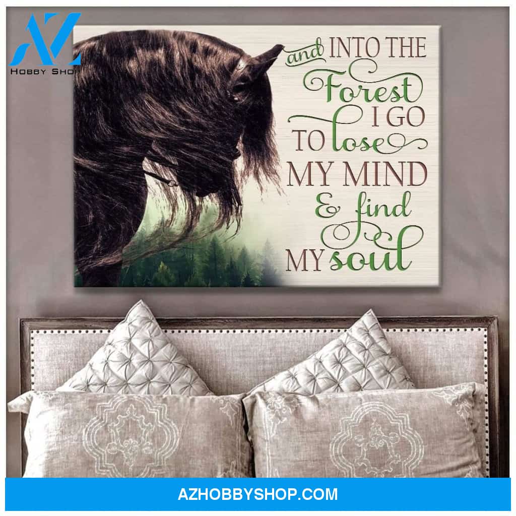 Find My Soul Horse Wall Art Canvas, Wall Decor Visual Art