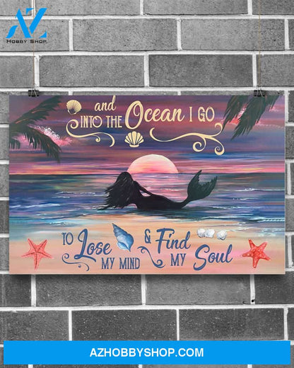 Find My Soul Mermaid Canvas Prints, Wall Decor Visual Art