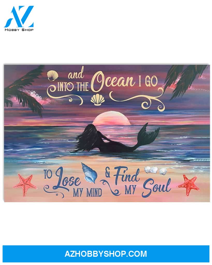 Find My Soul Mermaid Canvas Prints, Wall Decor Visual Art