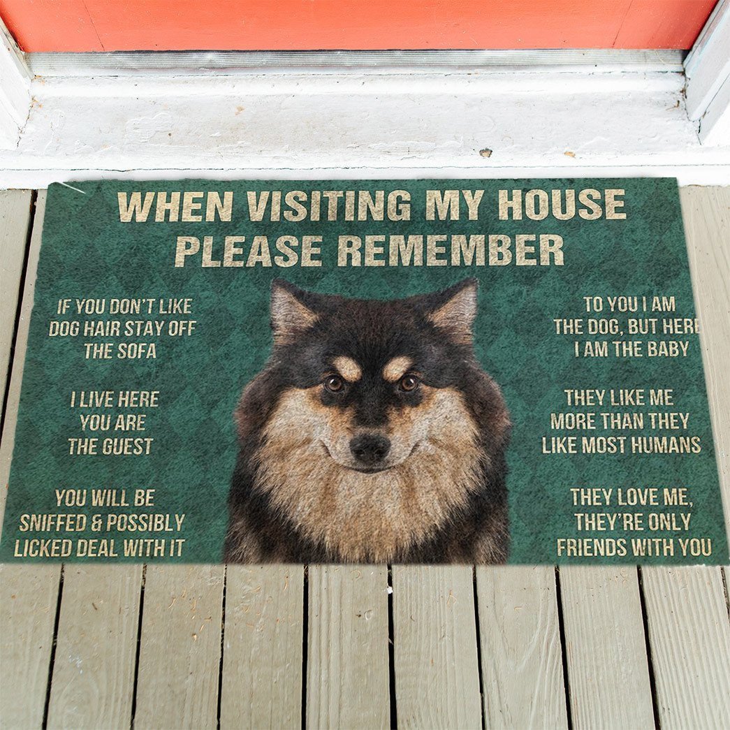 Finnish Lapphund's Rules Doormat