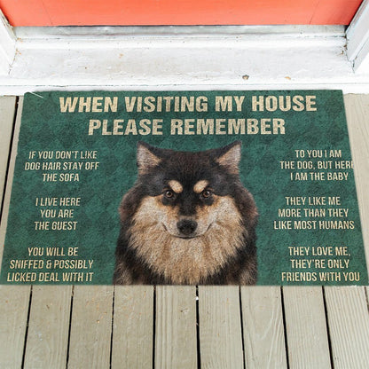 Finnish Lapphund's Rules Doormat