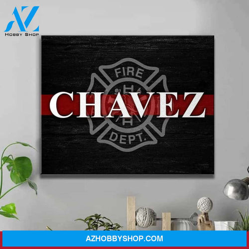 Firefighter Emblem Logo Full Hd Personalized Customized Canvas Art Wall Art Wall Decor