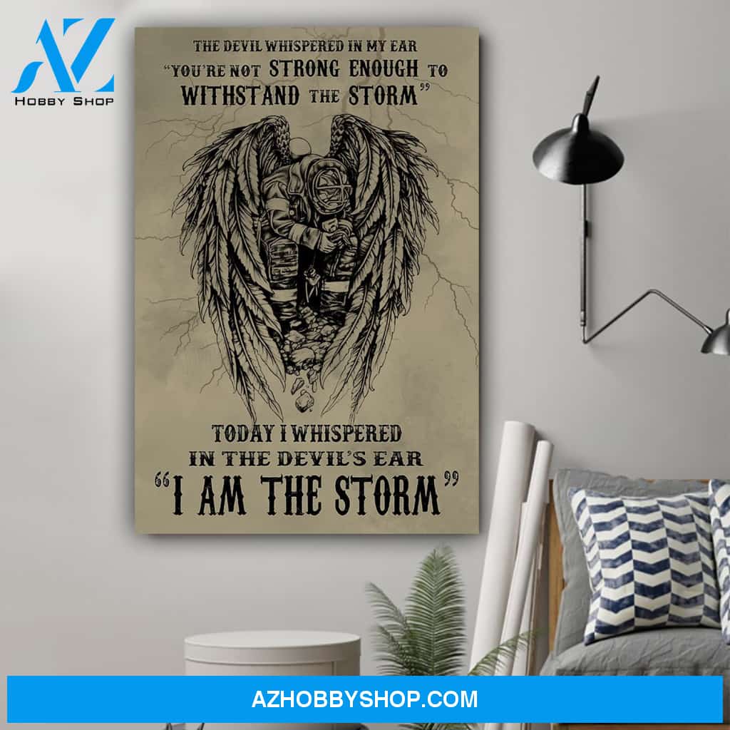 G-Firefighter poster - I am the storm