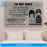 G-Firefighter poster - To my wife - You are braver