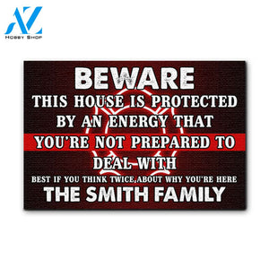 Firefighter You're not prepared to deal with Personalized Doormat
