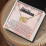 First Communion - Interlocking Hearts Necklace
