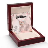 First Communion - Interlocking Hearts Necklace