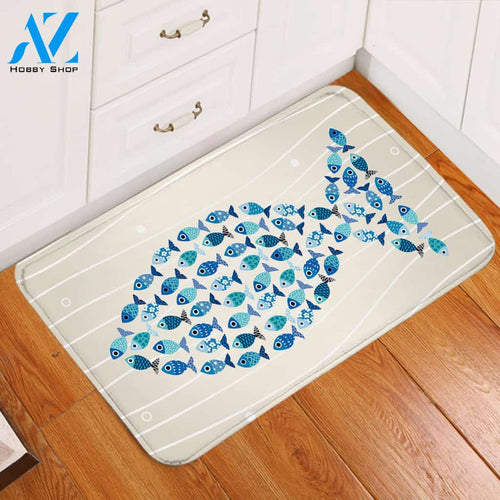 Fish Puzzle Door Mat