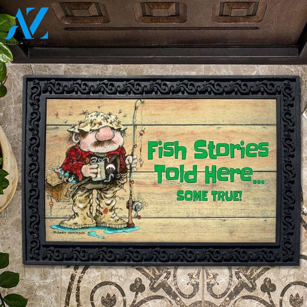 Fish Stories Doormat - 18" x 30"