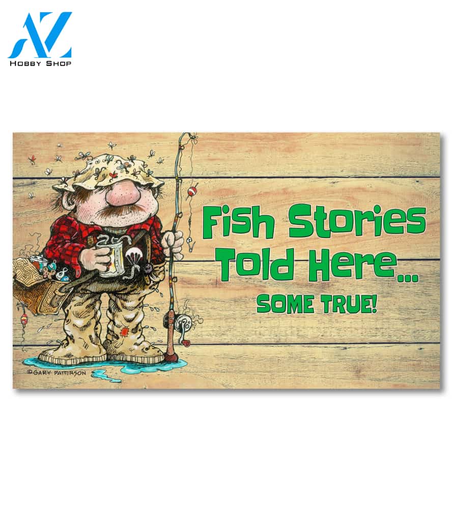 Fish Stories Doormat - 18" x 30"