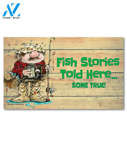 Fish Stories Doormat - 18" x 30"
