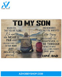 Fisherman To My Son Canvas Prints, Wall Decor Visual Art