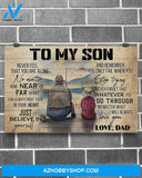Fisherman To My Son Canvas Prints, Wall Decor Visual Art