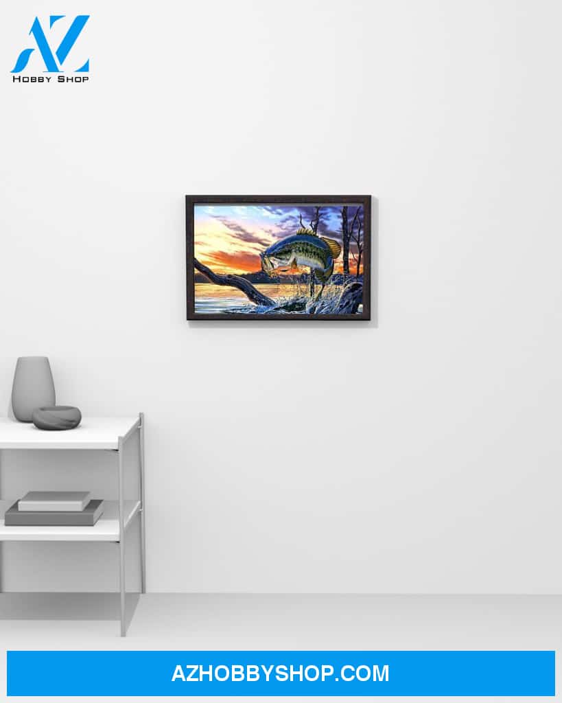 Fishing Art Canvas Prints, Wall Decor Visual Art