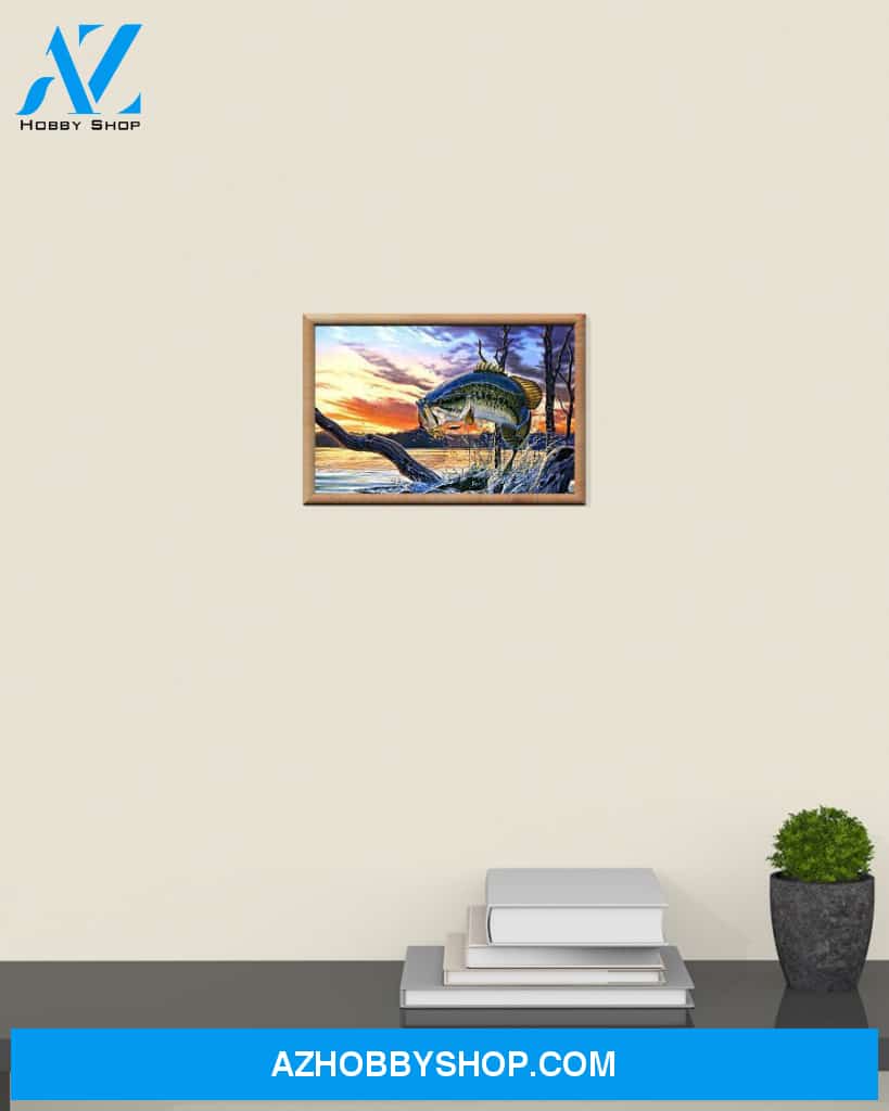 Fishing Art Canvas Prints, Wall Decor Visual Art