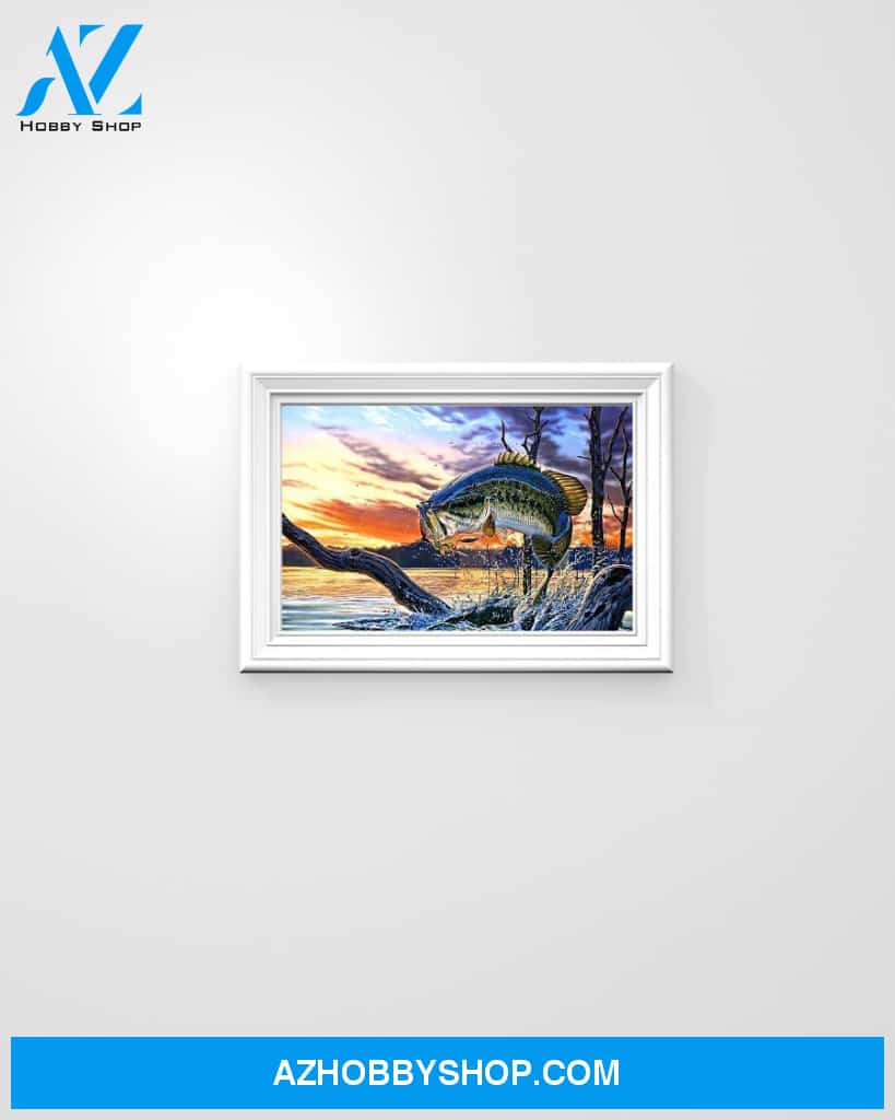 Fishing Art Canvas Prints, Wall Decor Visual Art