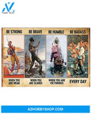 Fishing Be Strong When You Are Weak Canvas Prints, Wall Decor Visual Art