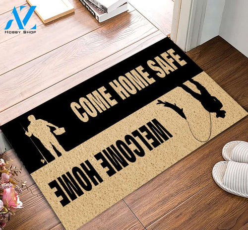 Fishing Come Home Safe Doormat | Welcome Mat | House Warming Gift