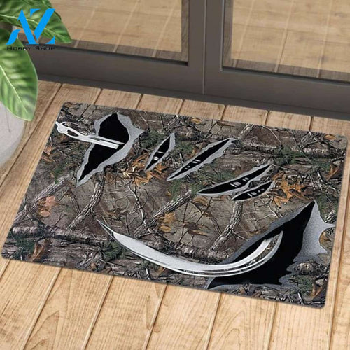 Fishing Unique Easy Clean Welcome DoorMat | Felt And Rubber | 40x60 cm | 45x75 cm | 60x90 cm | Colorful | DO1293