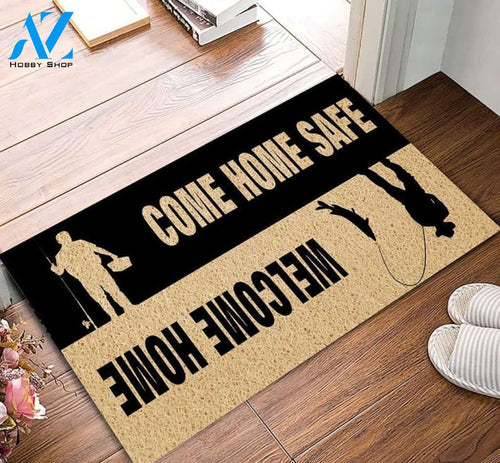Fishing Welcome Home Come Home Safe Indoor And Outdoor Doormat Warm House Gift Welcome Mat Gift For Fishing Lovers