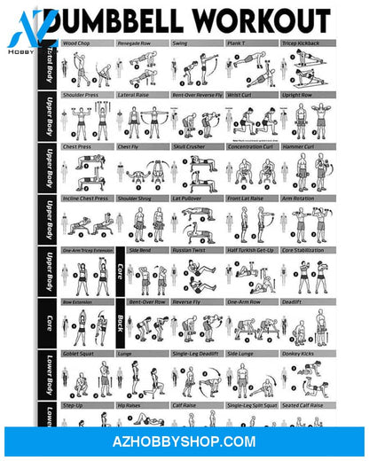 Fitness Dumbbell Workout Vertical Canvas Prints, Wall Decor Visual Art