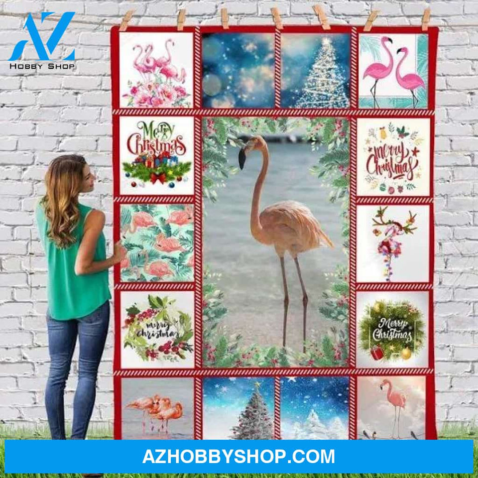 Flamigo Gorgeous Merry Christmas Animal Reindeer Xmas Fleece Blanket Gift For People Home Decor Bedding Couch Sofa Soft And Comfy Cozy
