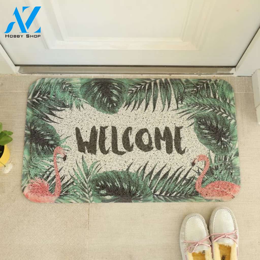 Flamingo 05 | Welcome Mat | House Warming Gift