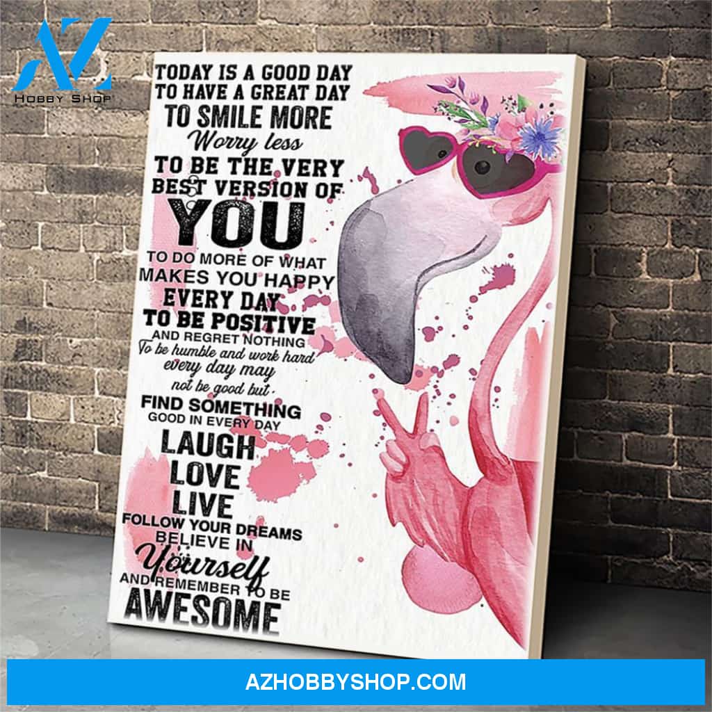 Flamingo Canvas Print Wall Art - Matte Canvas