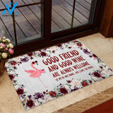 Flamingo Easy Clean Welcome DoorMat | Felt And Rubber | 40x60 cm | 45x75 cm | 60x90 cm | Colorful | DO1066