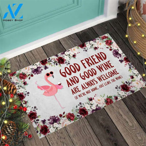 Flamingo Easy Clean Welcome DoorMat | Felt And Rubber | 40x60 cm | 45x75 cm | 60x90 cm | Colorful | DO1066