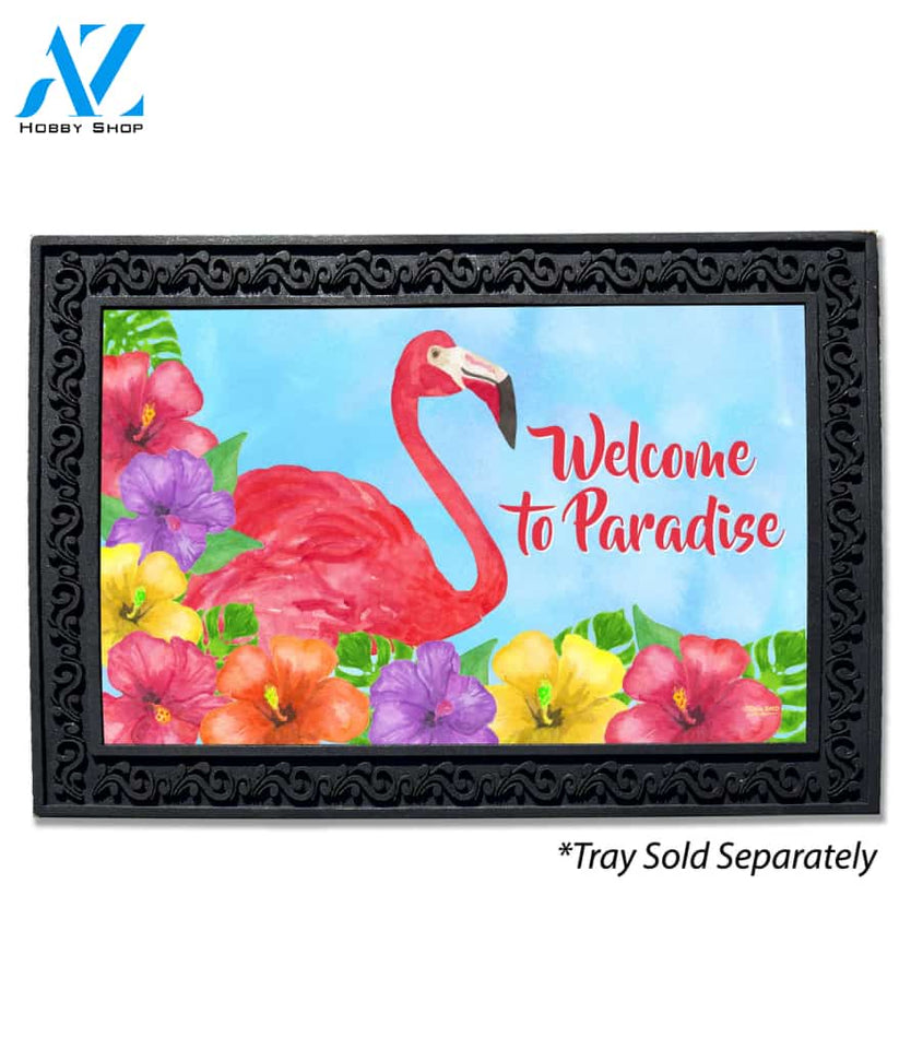 Flamingo Welcome Doormat - 18" x 30"