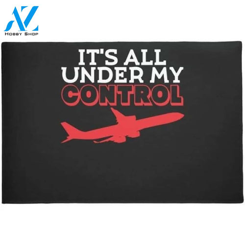 Flight Control Joke Air Traffic Controller Pilot Doormat Welcome Mat House Warming Gift Home Decor Funny Doormat Gift Idea