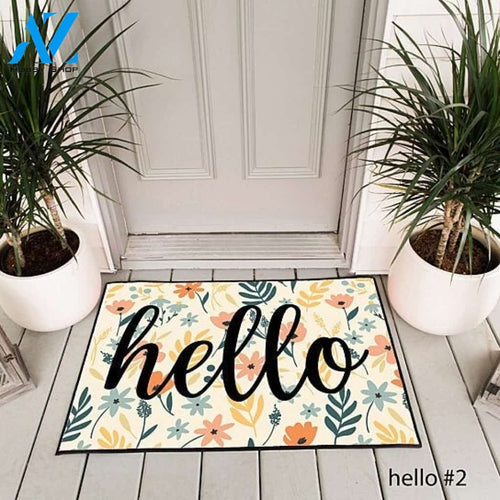 Floral Doormat for Summer Indoor And Outdoor Doormat Warm House Gift Welcome Mat Birthday Gift For Floral Lovers Summer Lovers