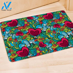 Floral Psychedelic Door Mat
