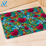 Floral Psychedelic Door Mat