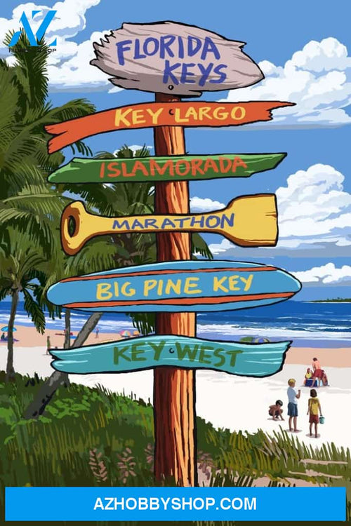 Florida Keys Destinations Sign