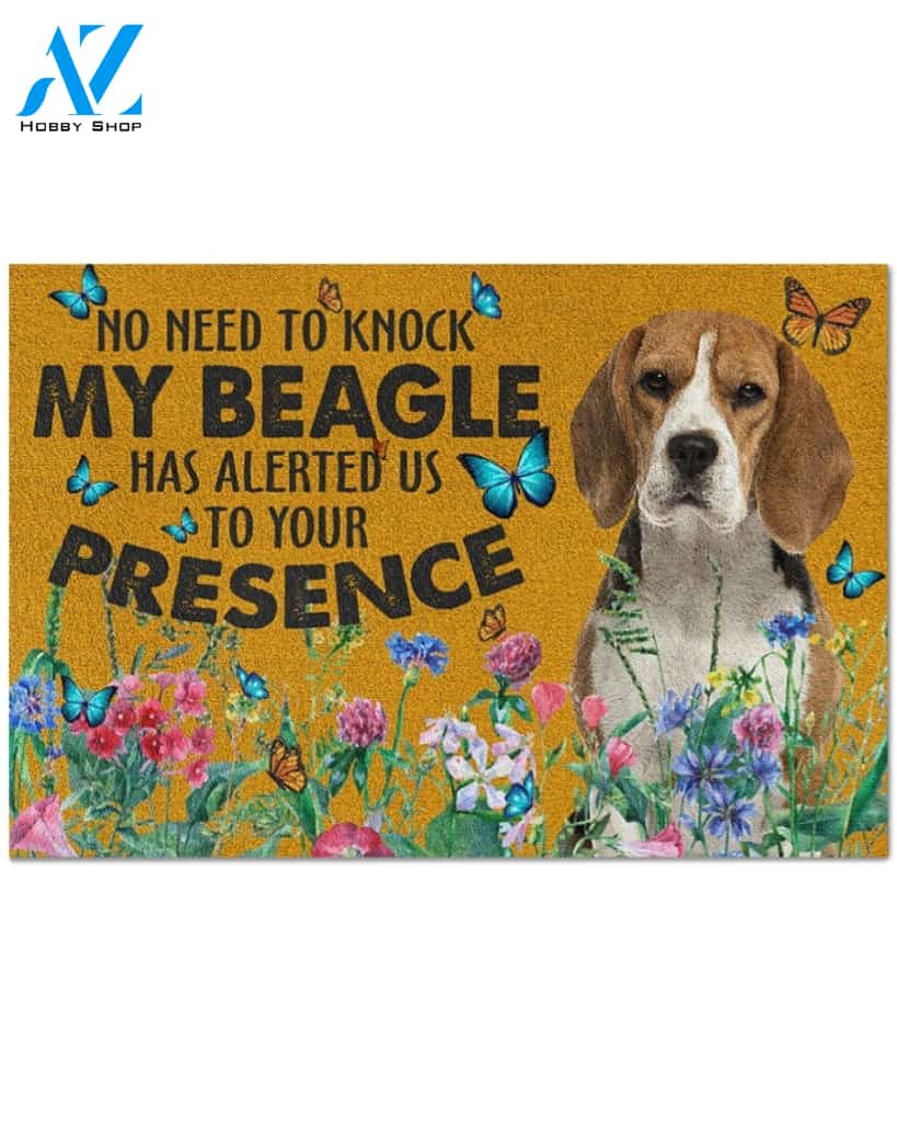 Flower Doormat - Beagle Doormat Gift Dog Lover Warm House Gift Welcome Mat Gift For Family Friend Birthday Gift