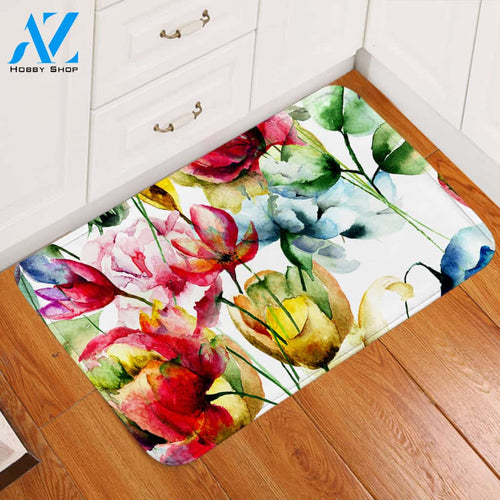 Flower Garden Door Mat