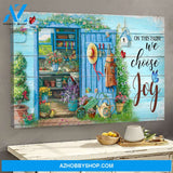 Flower - On this farm we choose Joy - Farm Landscape Canvas Prints - Wall Art