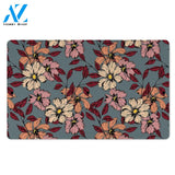 Flower Print Door Mat