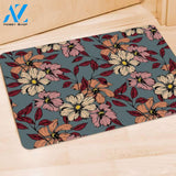 Flower Print Door Mat