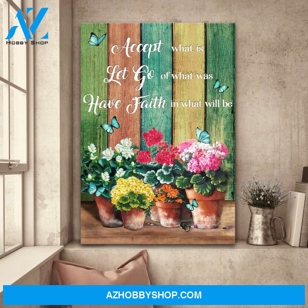 Flower vases - Have faith in what will be - Jesus Portrait Canvas Prints, Wall Art