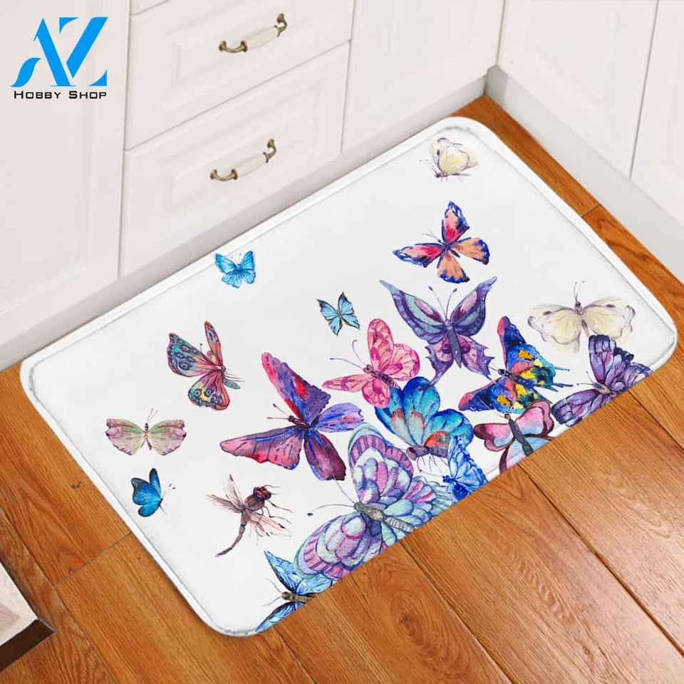 Fly Away Butterfly SW2330 Door Mat