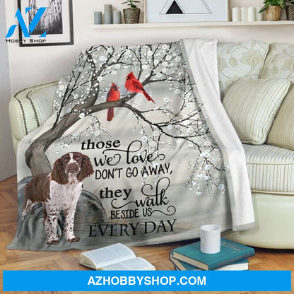 fn 5 english springer spaniel every day Fleece Blanket